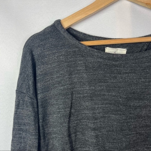 Lou & Grey Dark Gray Knit Pullover Long Sleeve S - Picture 3 of 3